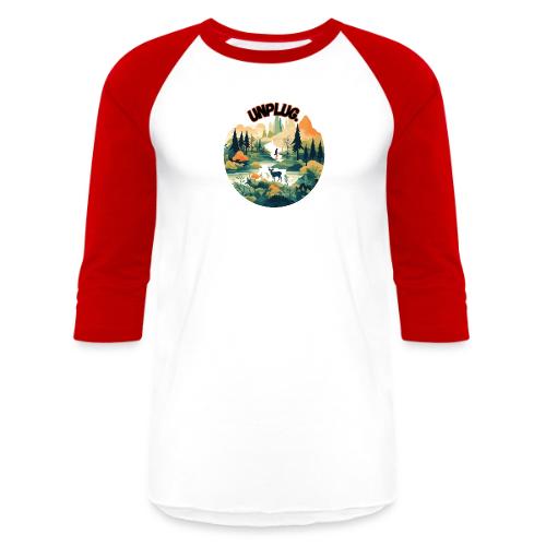 Unplug Series 5 - Unisex Baseball T-Shirt