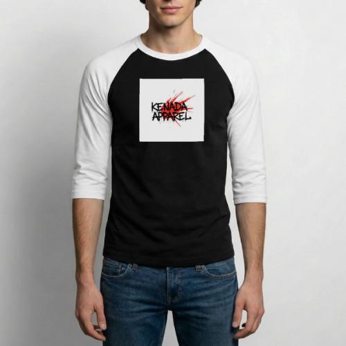 Kenada Apparel graffiti splash - Unisex Baseball T-Shirt