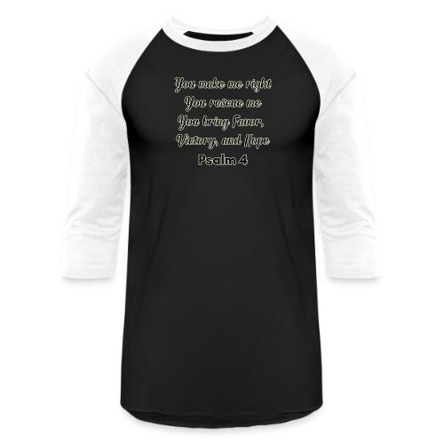 Youmakemeright 1080 x 1080 px - Unisex Baseball T-Shirt