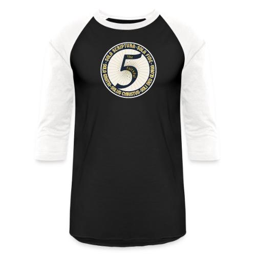 The Faithful Five - Five Sola's of the Reformation - Unisex Baseball T-Shirt