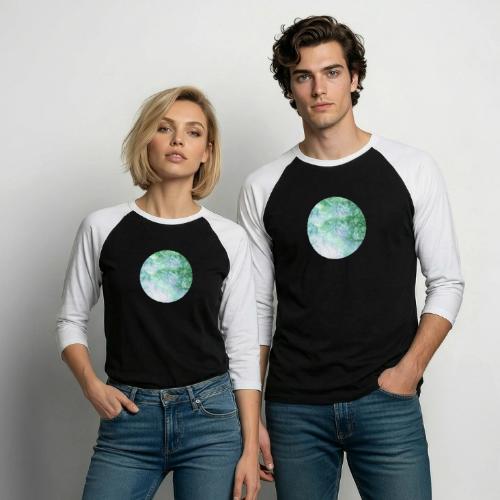 Green Sky - Unisex Baseball T-Shirt