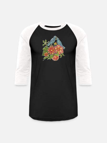 Fly Away With Me - Unisex Baseball T-Shirt - black/white