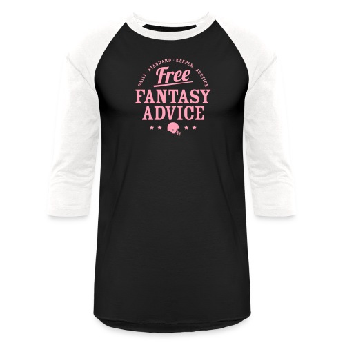 Free Fantasy Football Advice - Unisex Baseball T-Shirt
