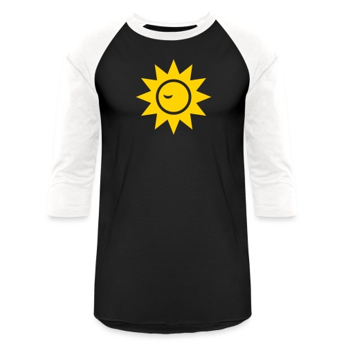 Winky Sun - Unisex Baseball T-Shirt