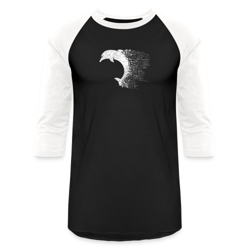 South Carolina Dolphin in White - Unisex Baseball T-Shirt