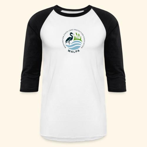 Circular Logo With Text - Unisex Baseball T-Shirt