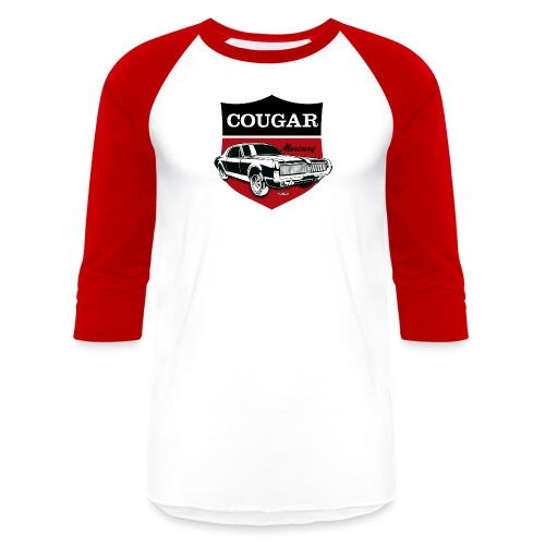 Classic Mercury Cougar crest - Unisex Baseball T-Shirt