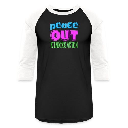 Kreative In Kinder Peace Out - Unisex Baseball T-Shirt
