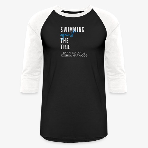 SATT Title Block - White - Unisex Baseball T-Shirt