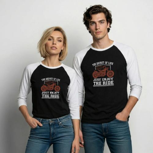 Enjoy the ride - Unisex Baseball T-Shirt