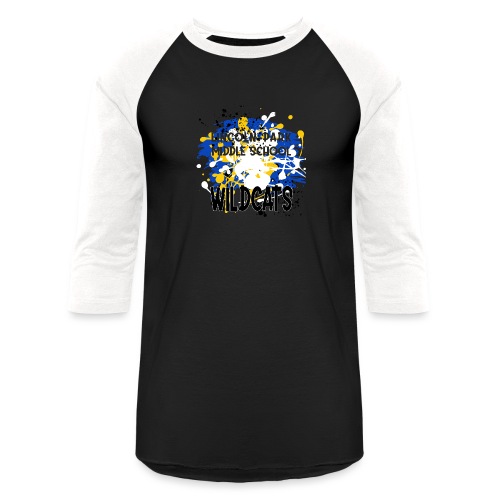 Wildcat Splat - Unisex Baseball T-Shirt