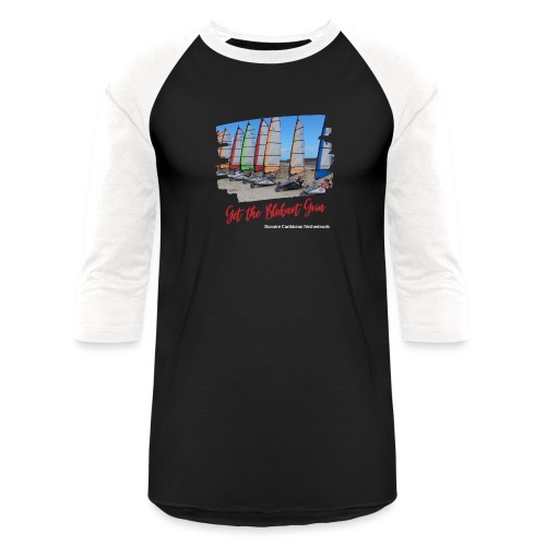 Get the Blokart Grin - Unisex Baseball T-Shirt