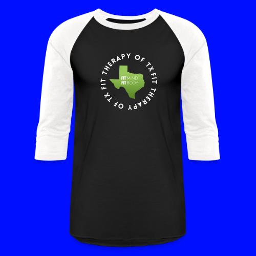 Fit Therapy of Texas Logo - Unisex Baseball T-Shirt