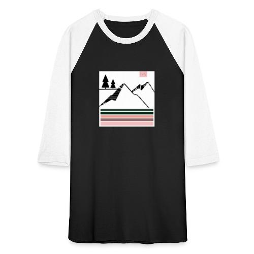 Mountain Design - Unisex Baseball T-Shirt