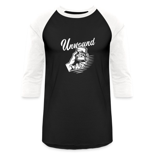 Unwound Whiskey Black - Unisex Baseball T-Shirt