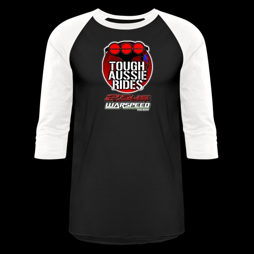 TUFF AUSSIE RIDES MERCH W/SPONSORS - Unisex Baseball T-Shirt