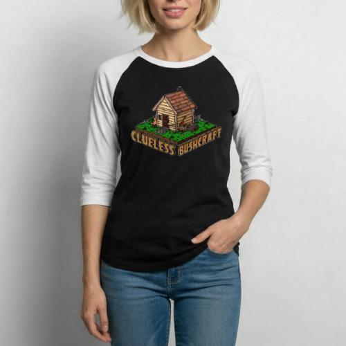Clueless Bushcraft 2022 Logo - Unisex Baseball T-Shirt