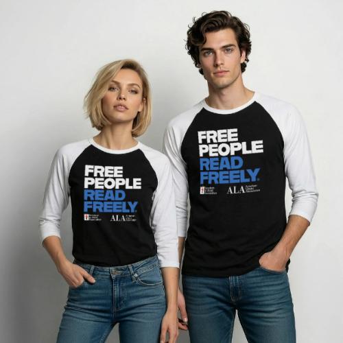 Free People Read Freely® - Unisex Baseball T-Shirt