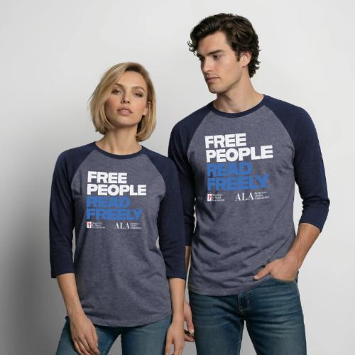 Free People Read Freely® - Unisex Baseball T-Shirt