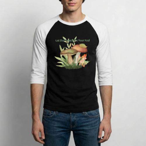 Unplug Series - Design 2 - Unisex Baseball T-Shirt