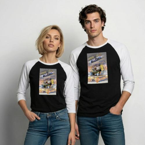 Jonathan Davenport DLM Eldora Speedway 2025 - Unisex Baseball T-Shirt