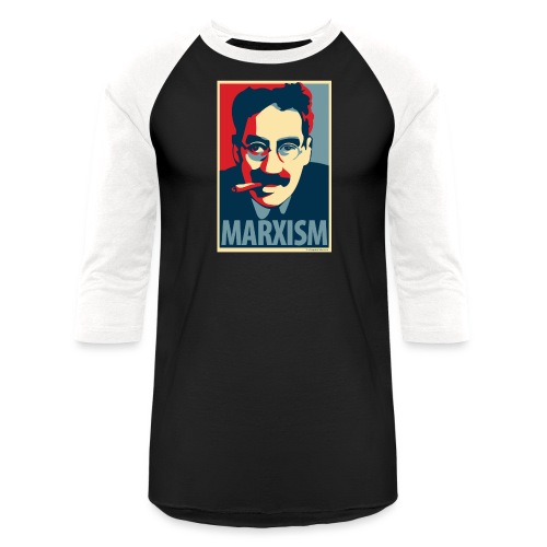 Marxism: Obama Poster Parody - Unisex Baseball T-Shirt