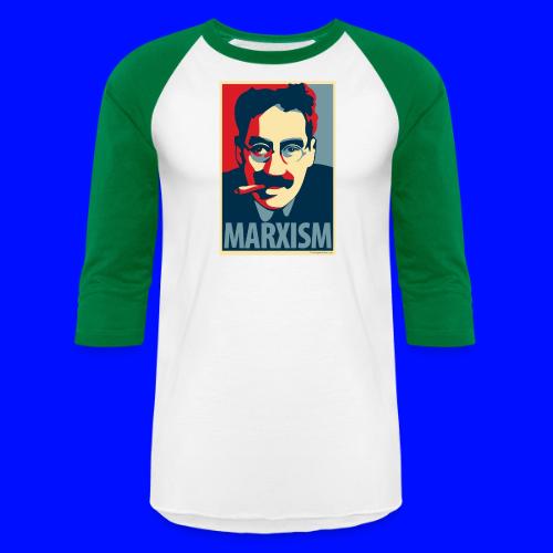Marxism: Obama Poster Parody - Unisex Baseball T-Shirt