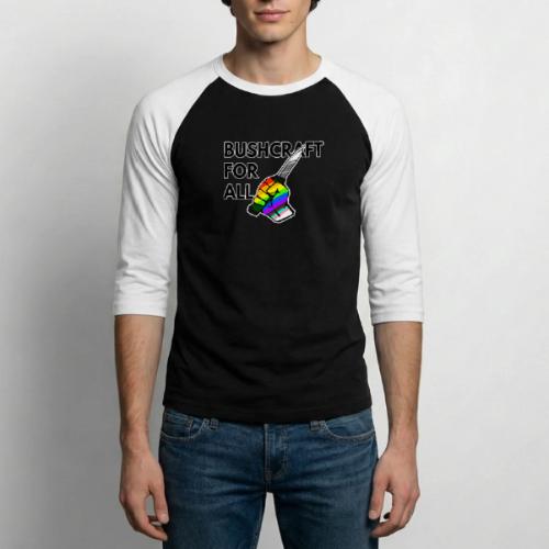 Bushcraft For All - Unisex Baseball T-Shirt