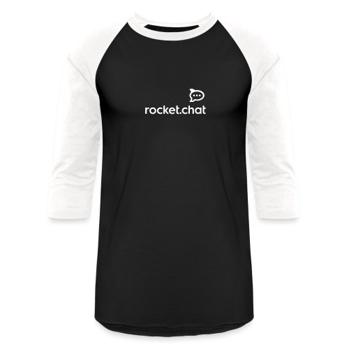 Rocket.Chat Official White - Unisex Baseball T-Shirt
