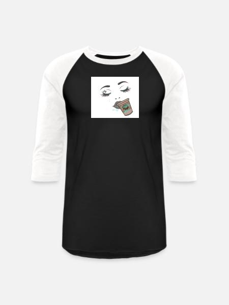 page 3 - Unisex Baseball T-Shirt - black/white