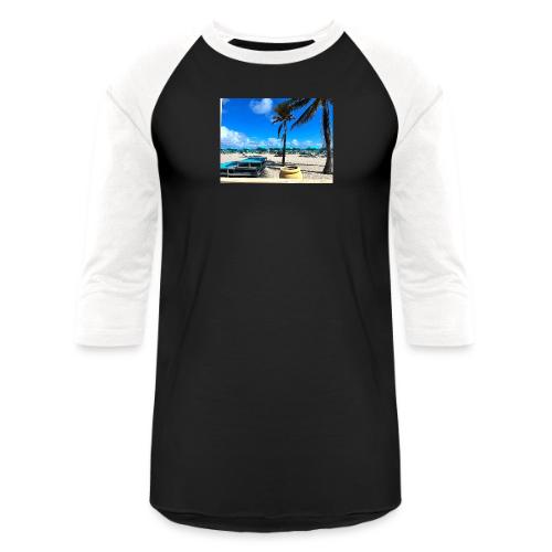Hollywood Beach - Unisex Baseball T-Shirt