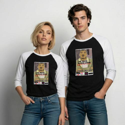 The Truck Hudson Show ,An Animated Sketch Special - Unisex Baseball T-Shirt