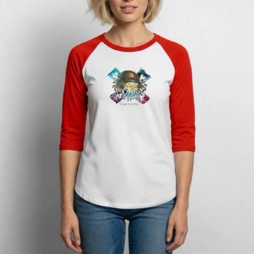 cthulhic Freakhead - Unisex Baseball T-Shirt