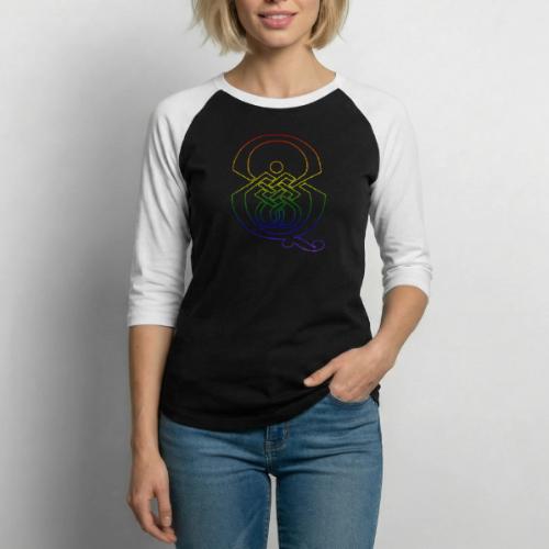 q rainbow - Unisex Baseball T-Shirt