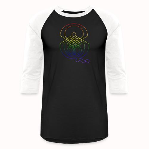q rainbow - Unisex Baseball T-Shirt
