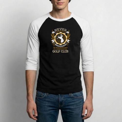 Fierce Women Golfers: Tenacious Power on the Golf - Unisex Baseball T-Shirt