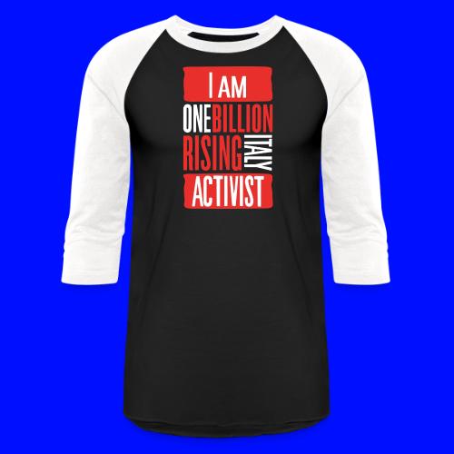 One Billion Rising Italy - Unisex Baseball T-Shirt