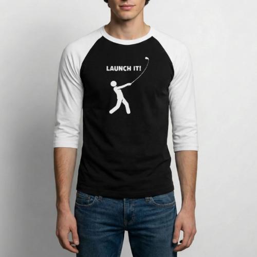 Club Throwing Team Funny Anger Management Cotton - Unisex Baseball T-Shirt