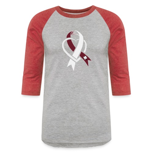 TB Head and Neck Cancer Awareness - Unisex Baseball T-Shirt
