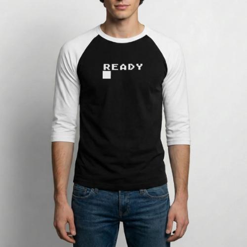READY █ (Basic Prompt) - Unisex Baseball T-Shirt