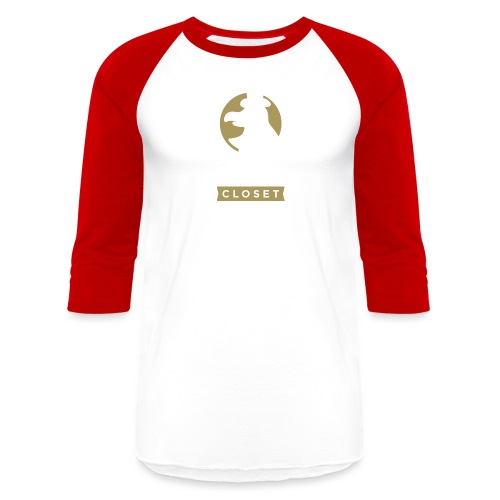 Futility Closet Logo - Reversed - Unisex Baseball T-Shirt