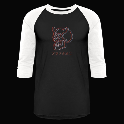 𝔅𝔩𝔞𝔠𝔨 𝔬𝔫𝔦 - Unisex Baseball T-Shirt