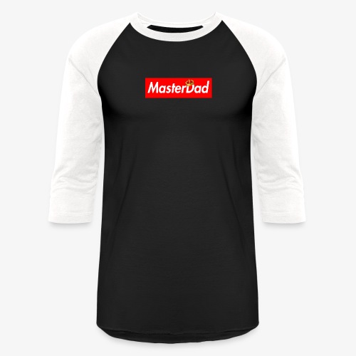 MasterDad Box Logo - Unisex Baseball T-Shirt