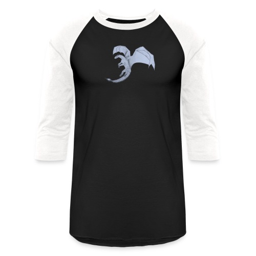 Gray Dragon - Unisex Baseball T-Shirt