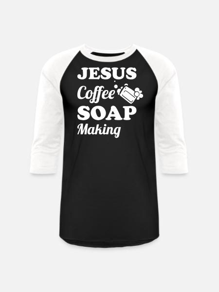 Soap Making Soap Maker - Unisex Baseball T-Shirt - black/white