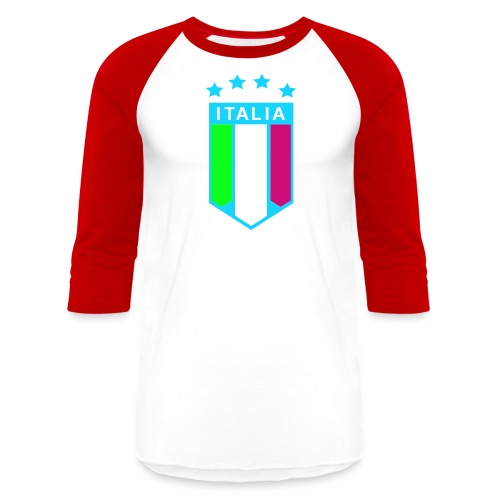 4 Star Italia Shield - Unisex Baseball T-Shirt