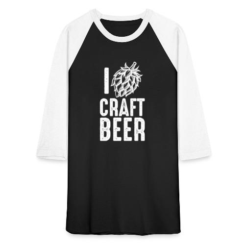 I Hop Craft Beer - Unisex Baseball T-Shirt