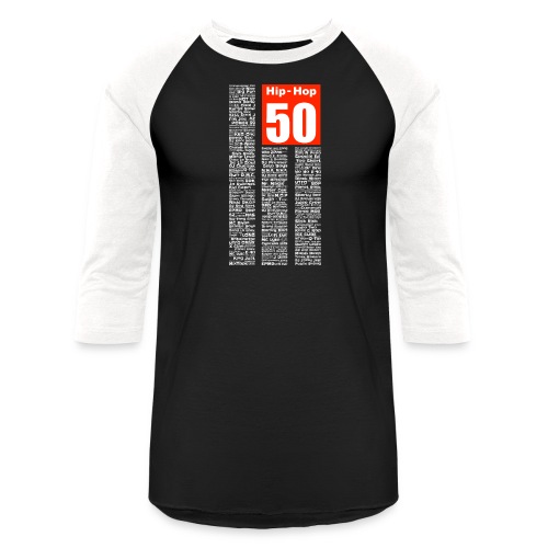 HIPHOP IS 50 - Unisex Baseball T-Shirt