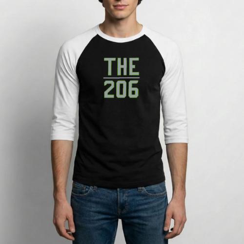 THE | 206 - Fan Style Sportswear - Washington Edit - Unisex Baseball T-Shirt