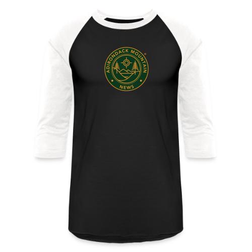Adirondack Mountain News Classic Green Logo - Unisex Baseball T-Shirt